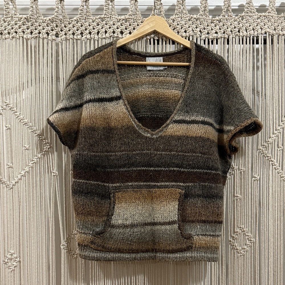 Michael Stars Oversize V-Neck Sweater Cozy